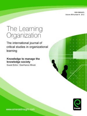 cover image of The Learning Organization, Volume 19, Issue 4